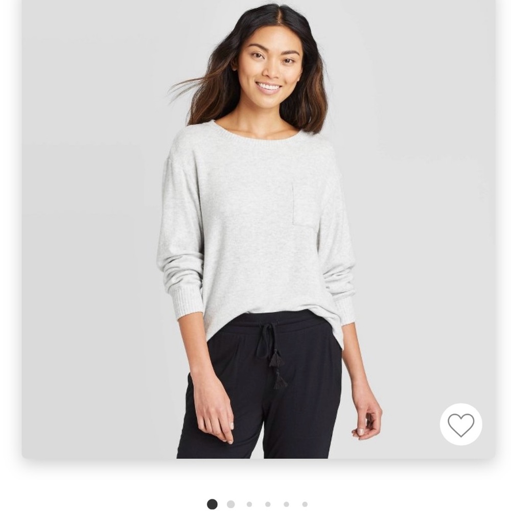 A new day lounge set long sleeve shirt with shorts. Shirt is M, shorts are L.